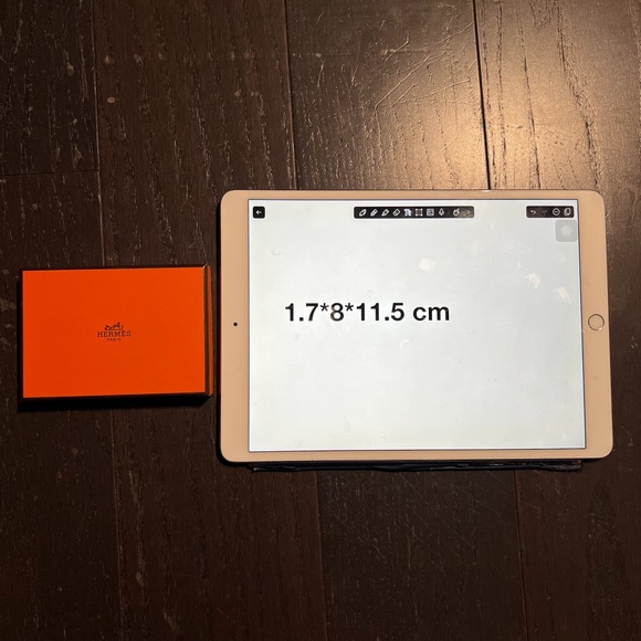 Hermes small empty box jewelry case decoration storage orange - Picture 1 of 10